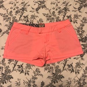 Volcom coral pink shorts
